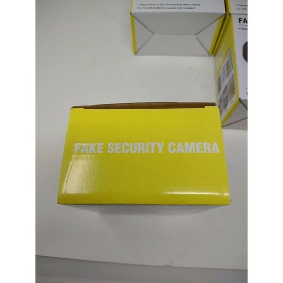 4 New Fake Security Camera Dome, 3.7x3.7x2.38 in Flashing LED Includes Mountings - Picture 6 of 6